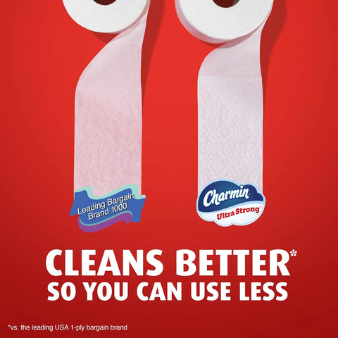 Charmin Ultra Strong Toilet Paper 6 Mega XL Rolls, 330 Sheets Per Roll
