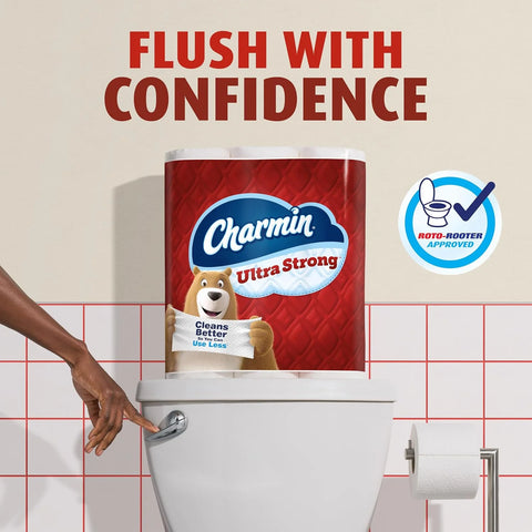 Charmin Ultra Strong Toilet Paper 12 Mega XL Rolls, 330 Sheets Per Roll