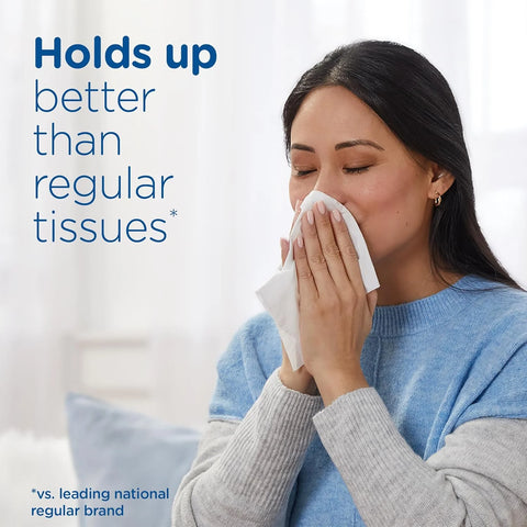 Puffs Facial Tissues Plus Lotion, 18 Cube Boxes, 56 Facial Tissues per Box, Allergies and Colds (Packaging May Vary)