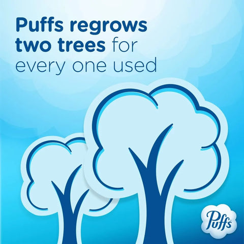 Puffs Facial Tissues Ultra Soft, 1 Cube Box, 48 Facial Tissues per Box, Allergies and Colds (Packaging May Vary)